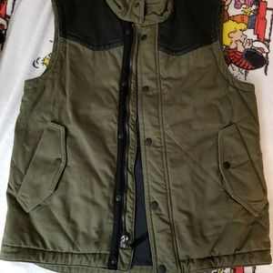 rag & bone mens vest lambskin leather